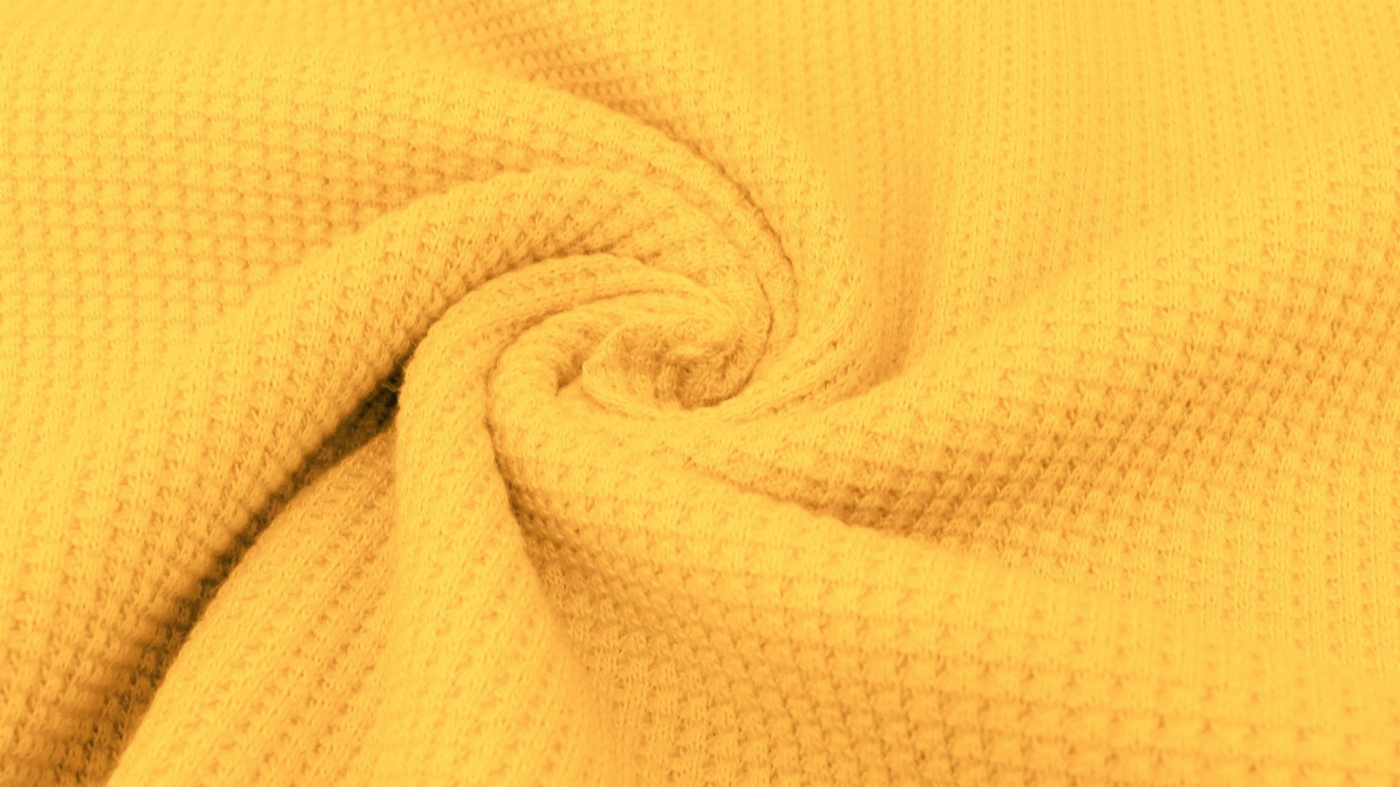Gelb, Waffeljersey